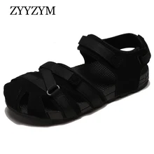 ZYYZYM/мужские сандалии унисекс; Нескользящие тапочки; мужские сандалии-гладиаторы; пляжная Повседневная обувь; мужские сандалии