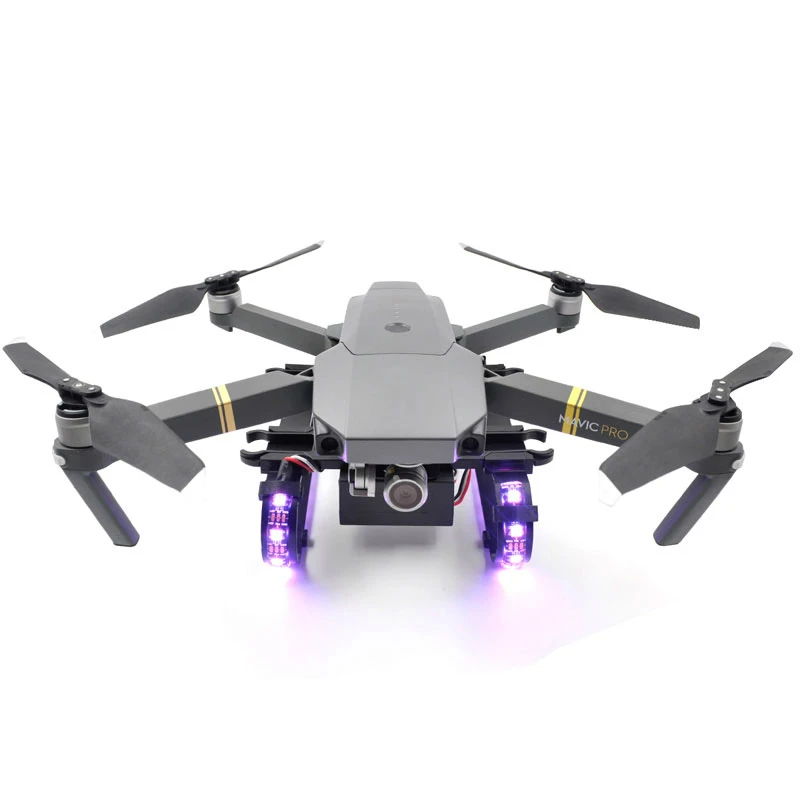 DJI Mavic Pro Красочный светодиодный Расширенный посадочный редуктор со вспышкой светодиодный DJI Mavic Pro Аксессуары для DJI Mavic Pro Platinum Drone