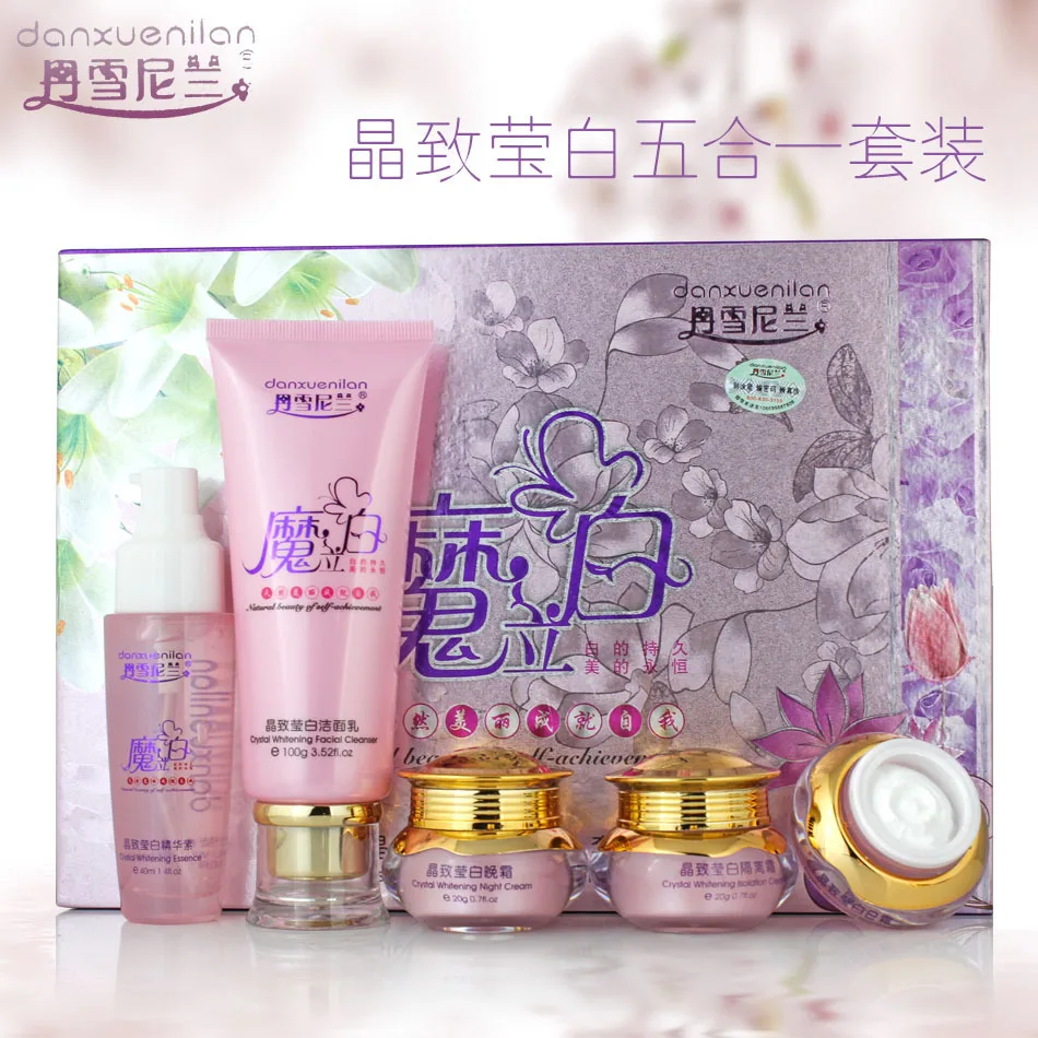 

Danxuenilan Natural Beauty Crystal Whitening 5in1 Set Tender Whitening Magic Cream Set
