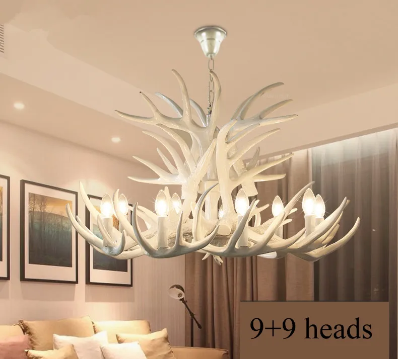 Люстра с рогами лампа из каучука 6 3 9 головок E14|antler chandelier|deer horn lampslamp home |