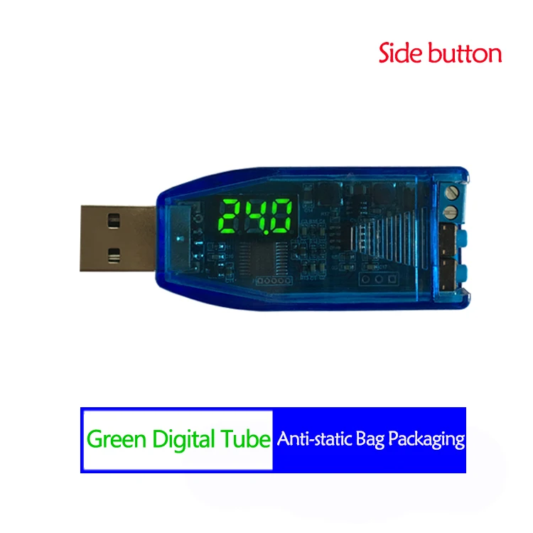 DC-DC CNC USB buck-boost источник питания регулятор напряжения Модуль 5 В до 3,3 в 9 в 12 В 24 В настольный источник питания - Цвет: Зеленый