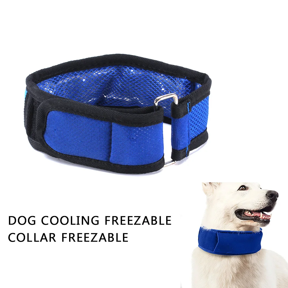 

instant Ice Cooling Dog Bandana Scarf for Pet small dogs Bulldog Summer Mesh breathable Sunstroke Cooling Neck Wrap dog collar