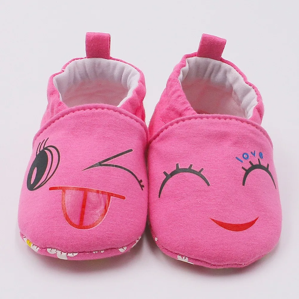 Первые ходунки CartoonShoes Bebe мокасины для малышей 0-24 м нескользящая Мягкая подошва обувь для маленьких мальчиков и девочек