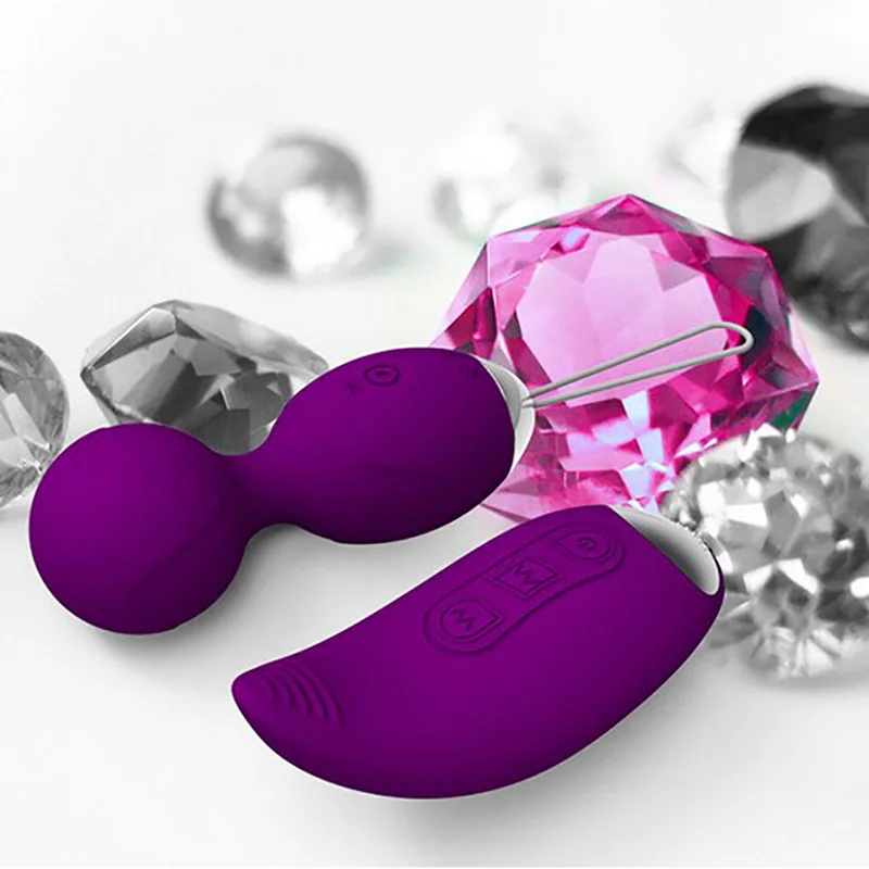 Silicone vibrating eggs wireless vaginal ball (15)