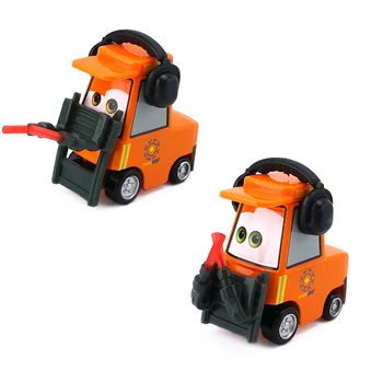 

2pcs Disney Pixar Cars Diecast Rare Orange Command Forklift Diecast Cars 1:55 Disney Toy Great Collection Kid Best Gift