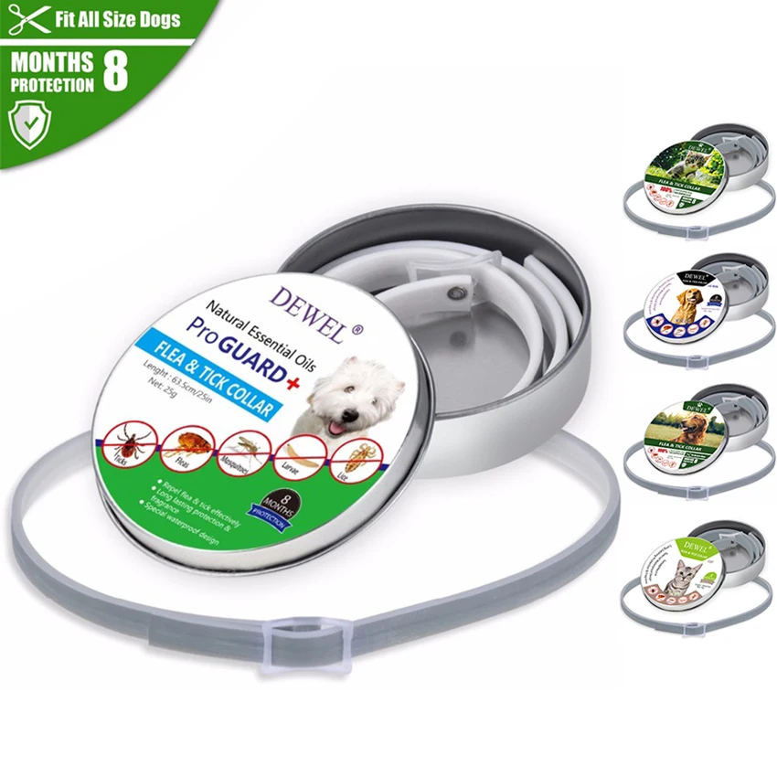 Dewel Dog flea collar Summer Anti insect Cat Dog Collar Anti Flea