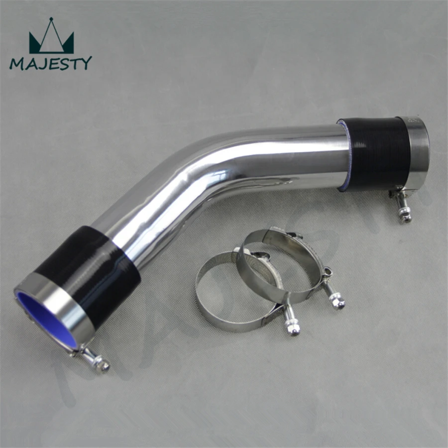 

45 degree Turbo 51mm 2" Aluminum Intercooler Pipe/Piping+Silicon Hose/Tube + Clamp Turbocharged System