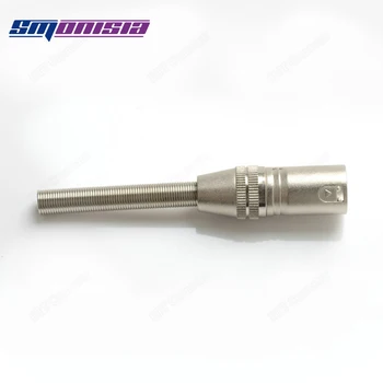

10pcs-500pcs XLR Male Jack 3Pins Full Metal Console Audio Signal Cable Wire Connector Long Spring