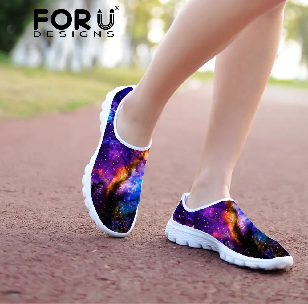 FORUDESIGNS Cartoon Nurse Pattern Sandals Women Slipper Female Summer Shoes for Ladies Sandalias Mujer Women's Flats Mesh