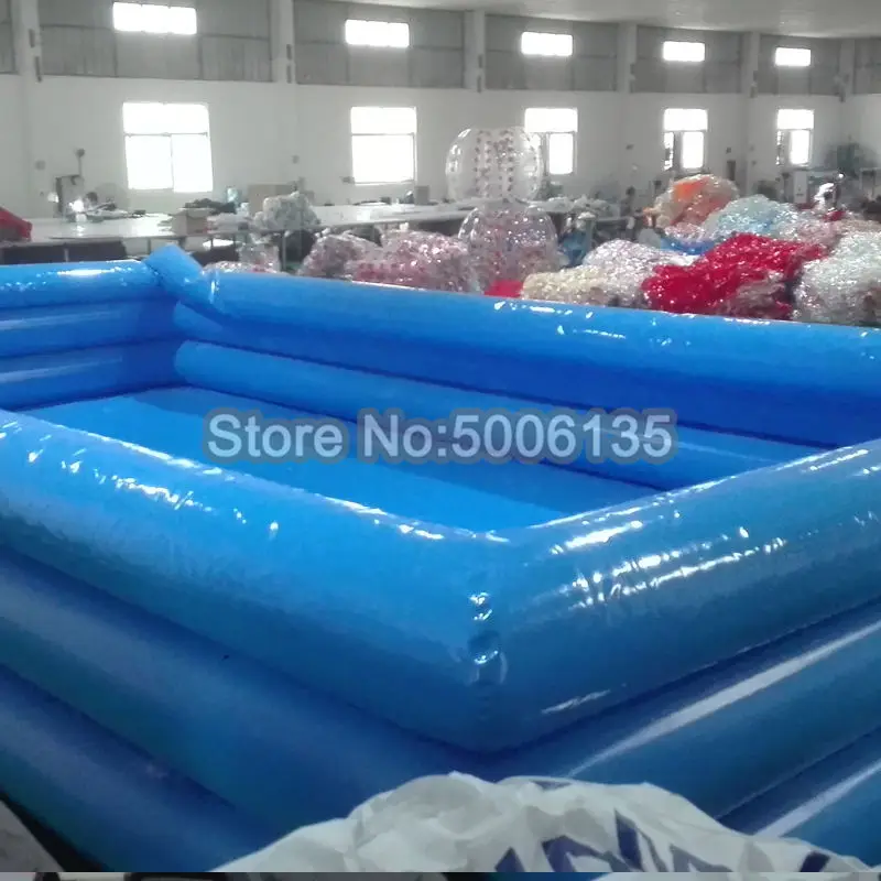 5x5m 0.9mm pvc tarpaulin outdoor rubber family adult plastic inflatable swimming pool,folding above ground swimming pool