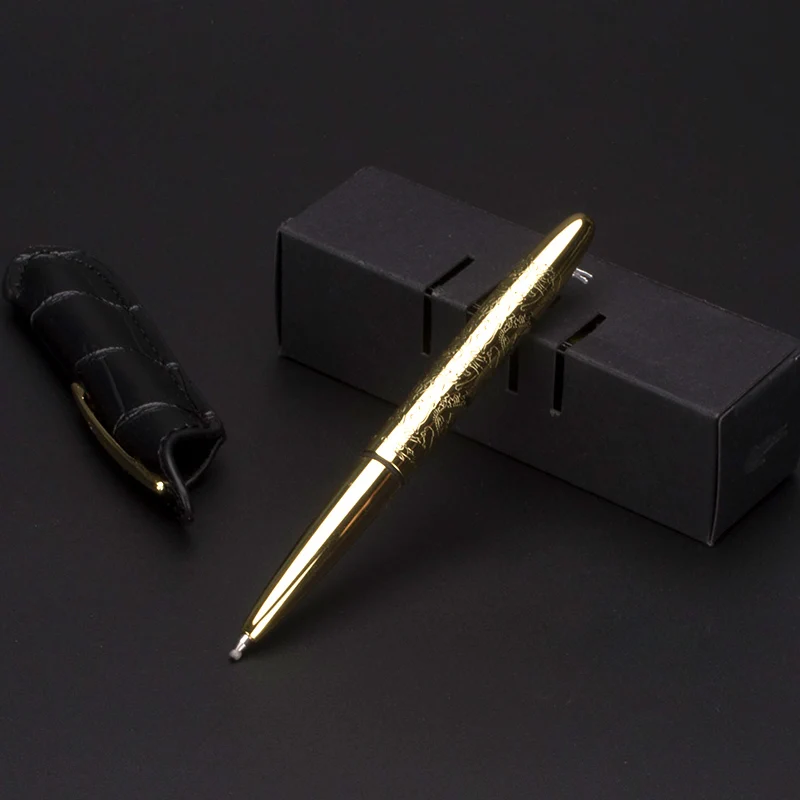 Мини Крокодил 9 см шариковая ручка черный+ чехол аккуратный Convience офисные принадлежности Роскошный металлический черный медный Золотой Серебряный 6 цветов