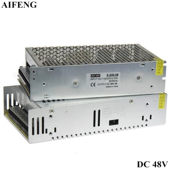 

AIFENG Switching Power Supply Adapter 240W 360W 220V 110V AC To DC48V 5A 7.5A Driver Power Supply For Led Strip Mechanical Motor