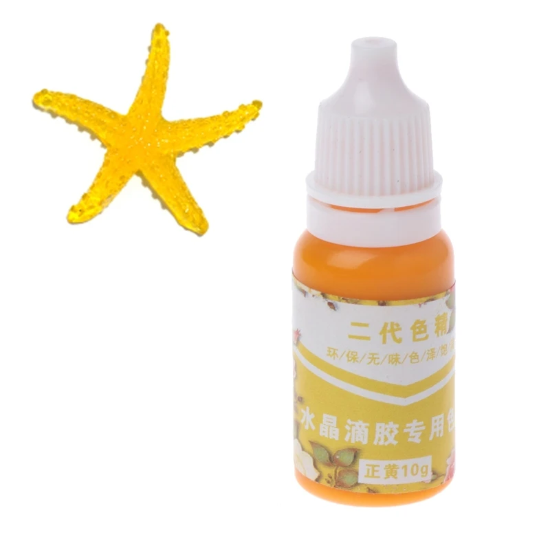 15 Color UV Resin Ultraviolet Curing Resin Liquid Pigment Dye Handmade Art Craft Jewelry Tools For Jewelry Making - Color: 7