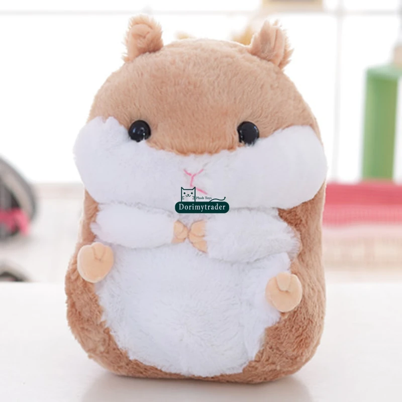 Dorimytrader Japan Cartoon Hamster Плюшевые игрушки Big Soft Мягкая симпатичная игрушка для хоккея