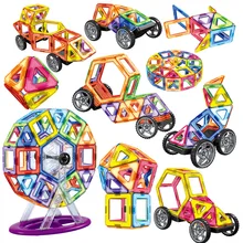 3D большой размер, дизайнерские магнитные строительные блоки, Строительный набор, детские развивающие игрушки для мальчиков и девочек, подарок для малышей