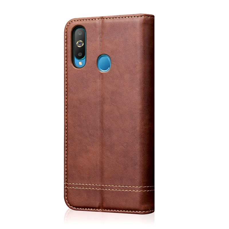 Leather Flip Wallet Case For Coque Samsung Galaxy A60 Flip Cover Phone Case For Etui Samsung A60 A 60 SM-A605F Wallet Book Case