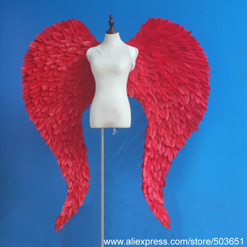 

DIY decorations Angel series supply BIG size red fairy wings Wedding Grand event easter shooting props EMS free shipping