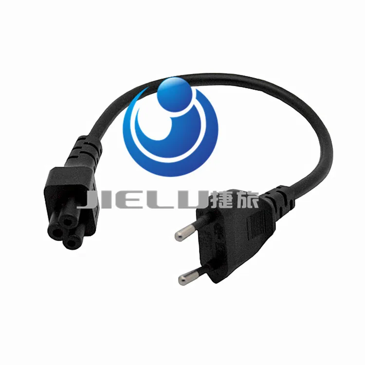 

EU Power Adaptor Cord, European 2pin Male Plug to IEC 320 C5 Micky Adapter Cable For Notebook Power Supply,