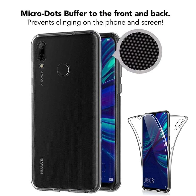 Двойной 360 полноразмерный мягкий чехол для Huawei Honor 10i силиконовый 10 Lite Honor10i фонарь