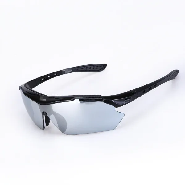 Открытый Для мужчин HD подняться Пеший Туризм Рыбалка Велоспорт съемки Защита от ультрафиолетовых лучей, линзы с 5ю категориями защиты, очки, тактический поляризованные солнцезащитные очки - Цвет: black