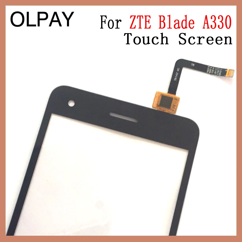 OLPAY 5,0 ''мобильный телефон для zte Blade A330 A 330 сенсорный экран стекло дигитайзер панель объектив сенсор инструменты Бесплатный клей+ салфетки