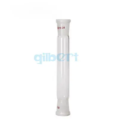 

34# Both Ground Joint Glass Straight Connecting Adapter Tube Lab Glassware