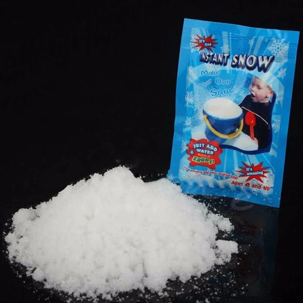 Fashion 10 Pcs Fake Magic Instant Artificial Snow Scene Play Frozen Wedding Christmas Outdoor Decoration Supplies Fashion 10 Pcs Fake Magic Instant Artificial Snow Scene Play Frozen Wedding Christmas Outdoor Decoration Supplies