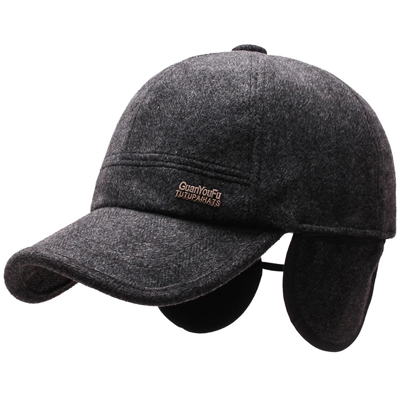 [NORTHWOOD] Высококачественная зимняя мужская бейсболка с ушками Gorra Hombre Snapback шапка теплая Утепленная зимняя шапка