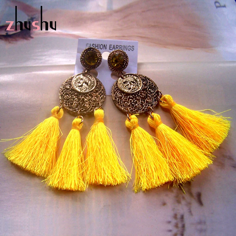 2017 Tassel Earrings Vintage Style Wedding Jewelry Bride Pendant