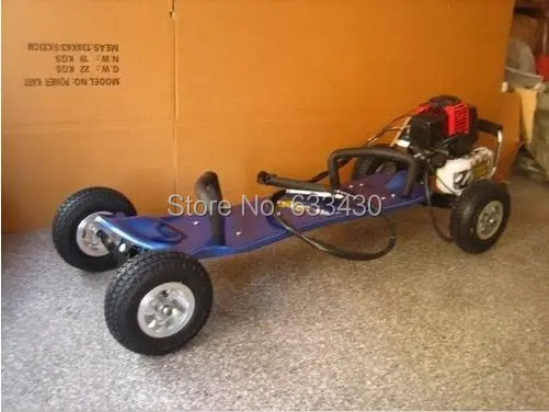 Gas skateboard petrol motor scooter 49cc motorized Rubber Wheel 1:25 Engine oil/Petrol skateboard  Free Shipping!