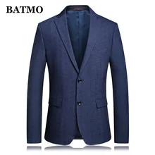 BATMO Новое поступление весенние высококачественные полосатые повседневные мужские блейзеры, мужские костюмы мужские, повседневные куртки для мужчин, большие размеры 1911