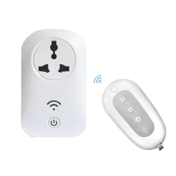 

New Wireless Remote Control Universal Power Outlet 10A 220V Energy-saving Wall Charger Smart Socket EU Plug