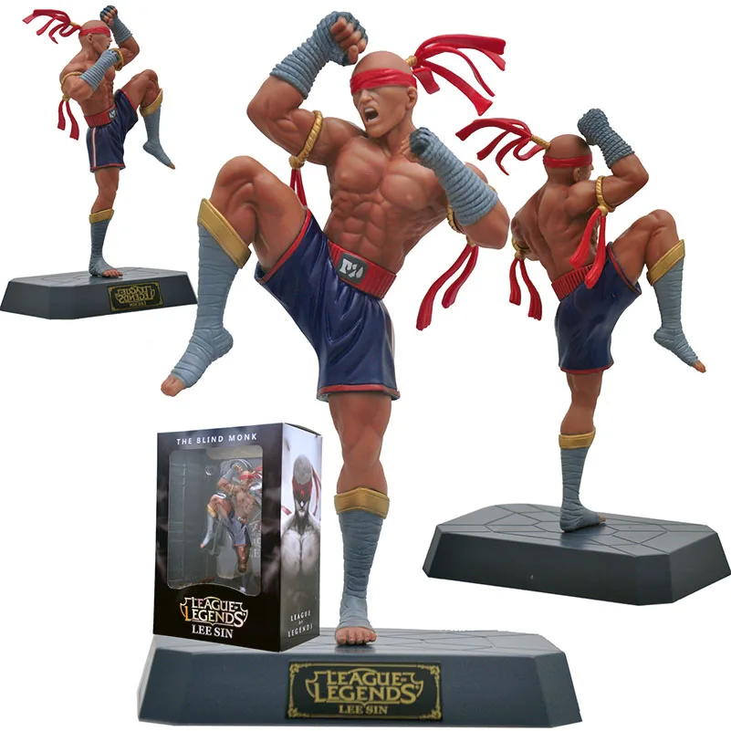 7 5 &quotLeague of legends figura Lee Sin 3D игра ПВХ экшн фигурка слепой монах Коллекционная модель