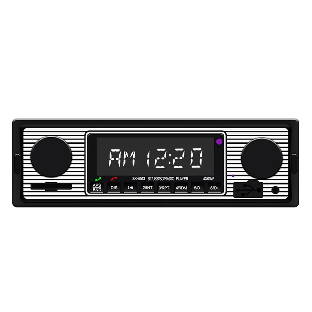 

SX-5513 Car MP3 Player Digital FM Stereo Radio with Remote control Support MP3/WMA/WAV USB2.0 12V