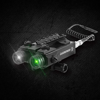 

LASERSPEED LS-2L1-GIR Wholesales Millitary Standard Dual Beam Green Laser and Infrared Laser Combo New Model