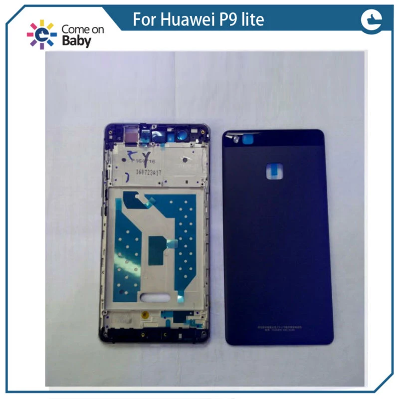 

Origianl For Huawei P9 lite Front Bezel Frame Faceplate Housing Case LCD frame with back cover (not for P9)