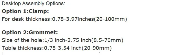 D5V полный рабочий стол движения 1"-27" держатель монитора+ VESA удлинитель адаптер для без монтажного отверстия монитор крепление газовый кронштейн с USB портом