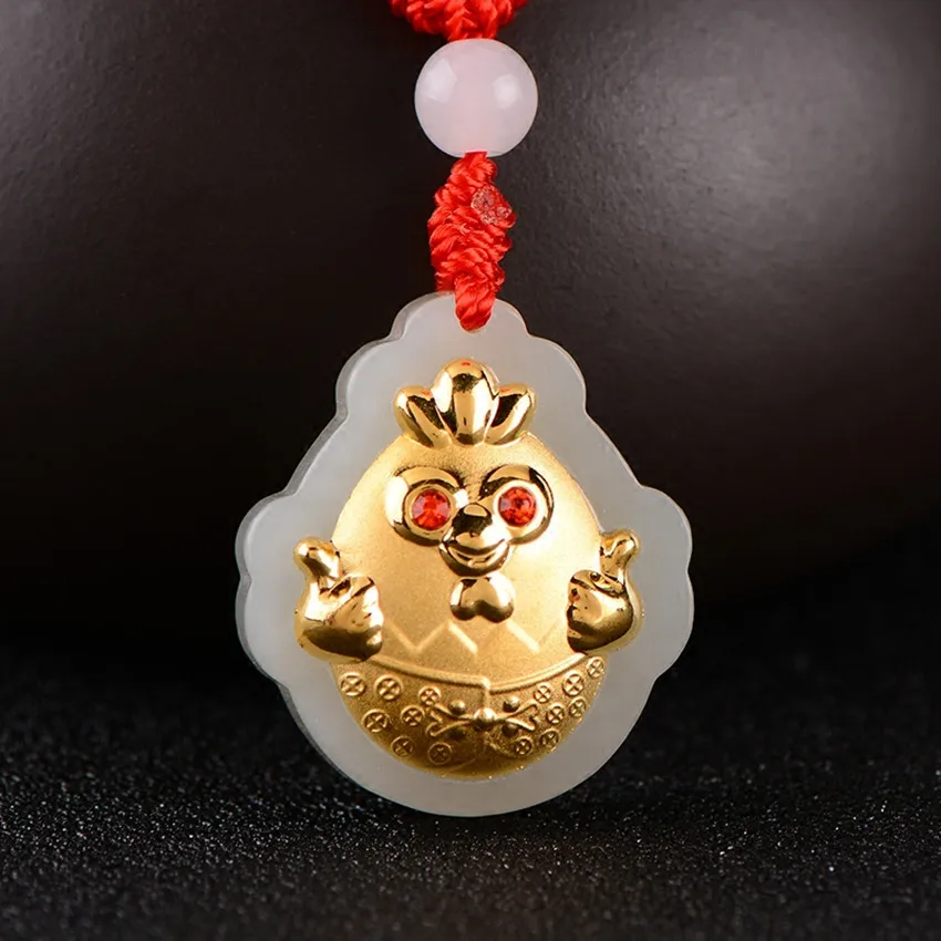 

2018, we will sell natural luck goddess, male and female pendant necklace.