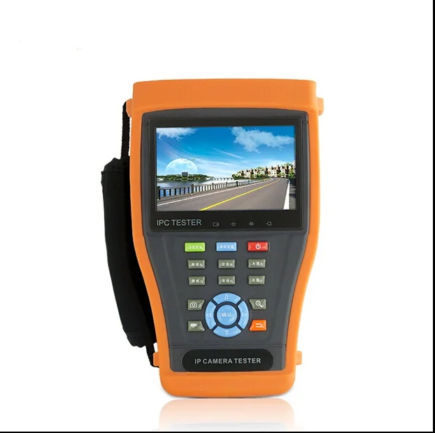  6 in 1 4.3 inch IP tester CCTV tester monitor analog IP TVI CVI AHD SDI camera testing ONVIF PTZ control POE test 12V output 