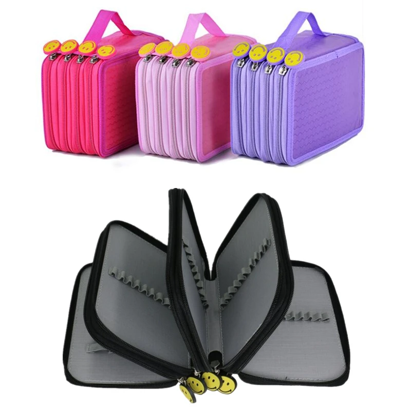 Estuche de lápices con para 4 ° piso, lapicero de 72 agujeros de Kawaii de alta capacidad, bolsa de lápices, papelería para escuela y escolares| - AliExpress