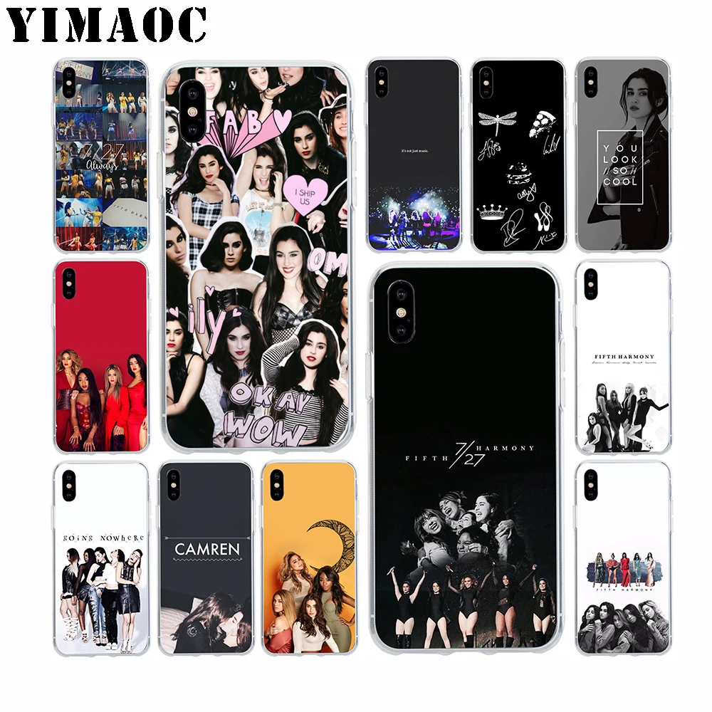 YIMAOC Fifth Harmony Band Мягкий силиконовый чехол из ТПУ для Apple Iphone Xr Xs Max X 10 8 Plus 7 6 S SE 5s 5 |