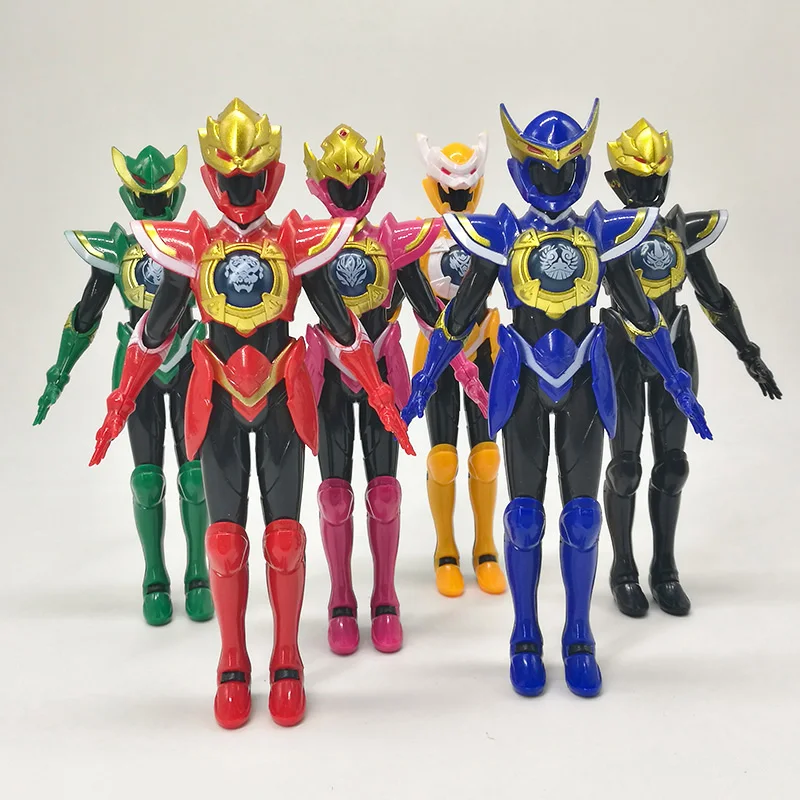 

Children Birthday Gifts Dinosaur Rangers Megazord Action Figure PVC Model Kids Toys