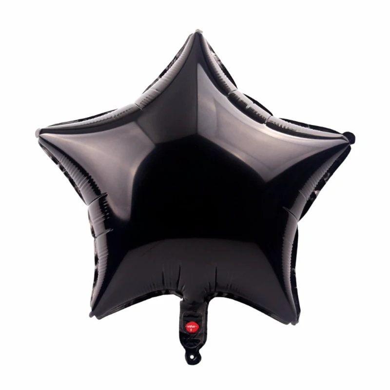 10 unids/lote 18 pulgadas blanco negro Star Foil Globos cumpleaños fiesta decoración suministros 2,3g helio Globos bebé juguetes globos 10 unids/lote 18 pulgadas blanco negro Star Foil Globos cumpleaños fiesta decoración suministros 2,3g helio Globos bebé juguetes globos