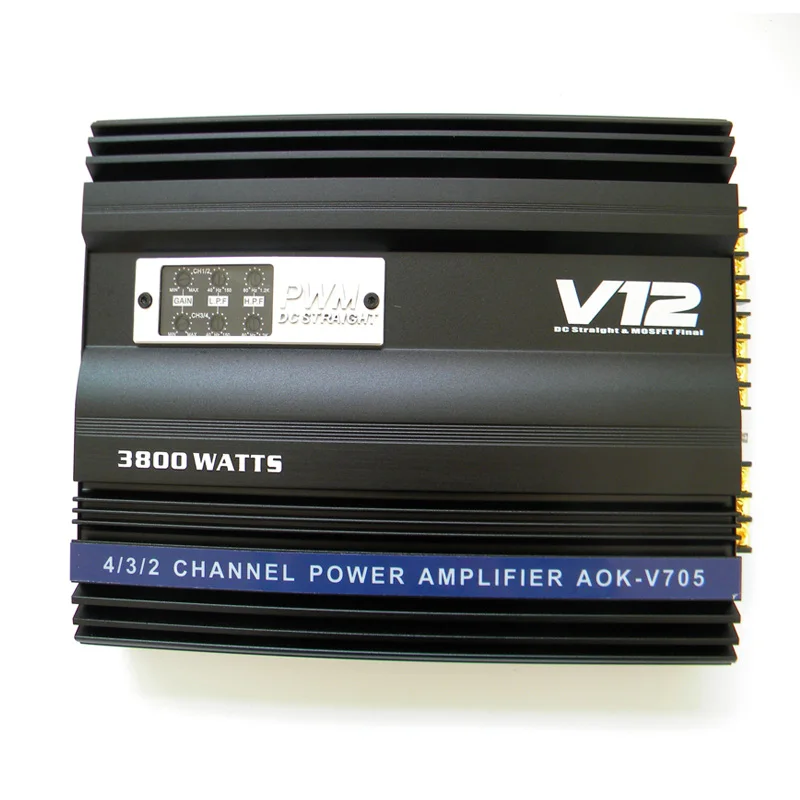 3800 W 12 V moseft автомобильный усилитель дает полный спектр 4 полосная - Цена: 5 126,45 руб.