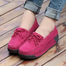 Женская обувь на плоской подошве; коллекция года; сезон весна; женская обувь на плоской платформе; замшевые лоферы с кисточками; повседневная обувь без застежки; женские мокасины