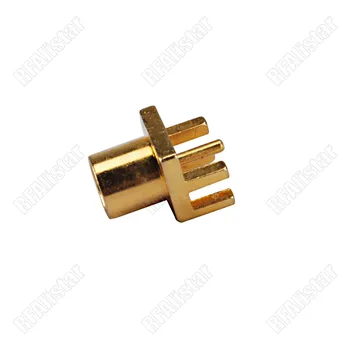 

100 Pieces MCX End Launch Female Jack PCB Mount Coaxial Connector Straight Goldplated 50 ohm