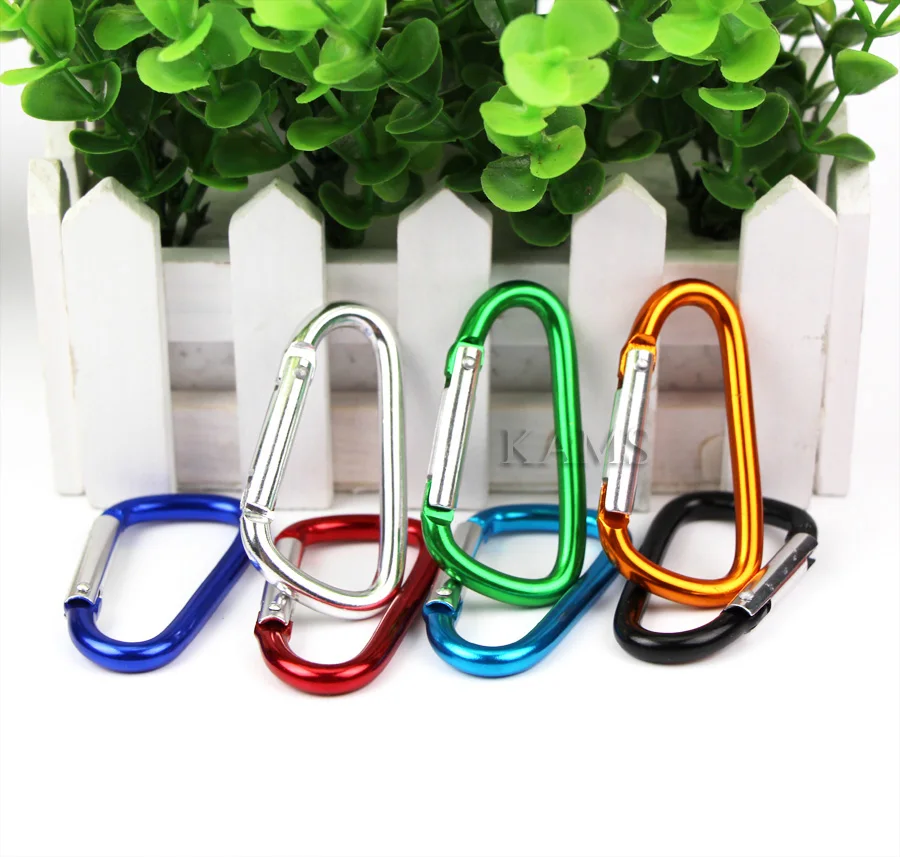 5 шт. алюминиевые карабины для ключей 8 цветов|paracord snaps|keychain hookkeychain outdoor |