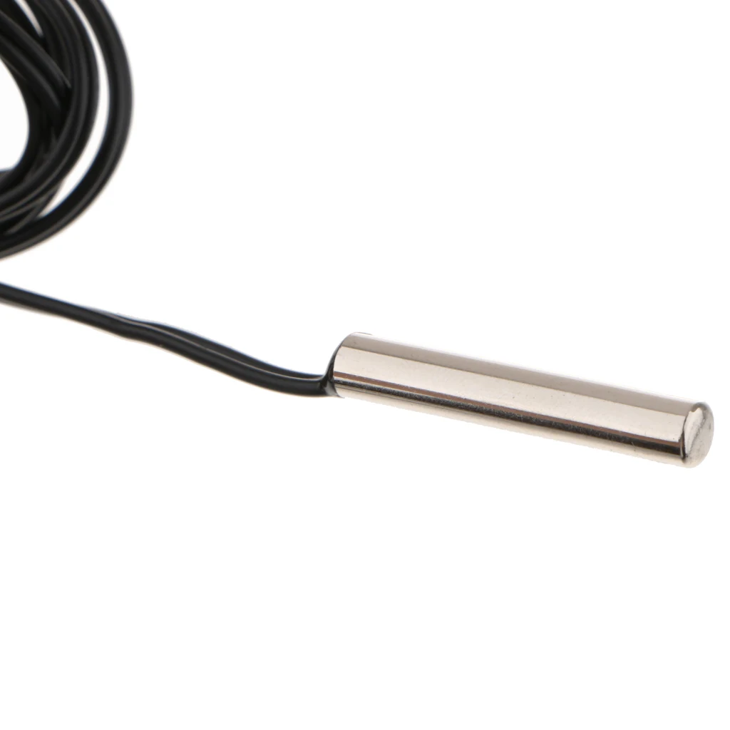 1Pcs NTC Thermistor 10K Length 1m 1% Temperature Sensor Probe 5x30mm B=3435 Stainless steel sheath Waterproof