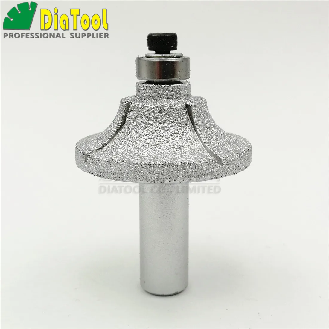 DIATOOL No.31 Vacuum Brazed Diamond Router Bits With 1/2" Shank For