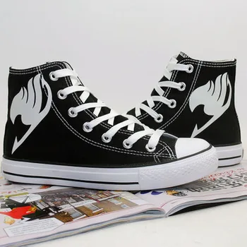 

Hot Sale Anime Animation Fairy Tail Cosplay Shoes Lovers Shoes 2 Color Women And Men